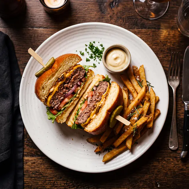 Un des plats du menu de démonstration